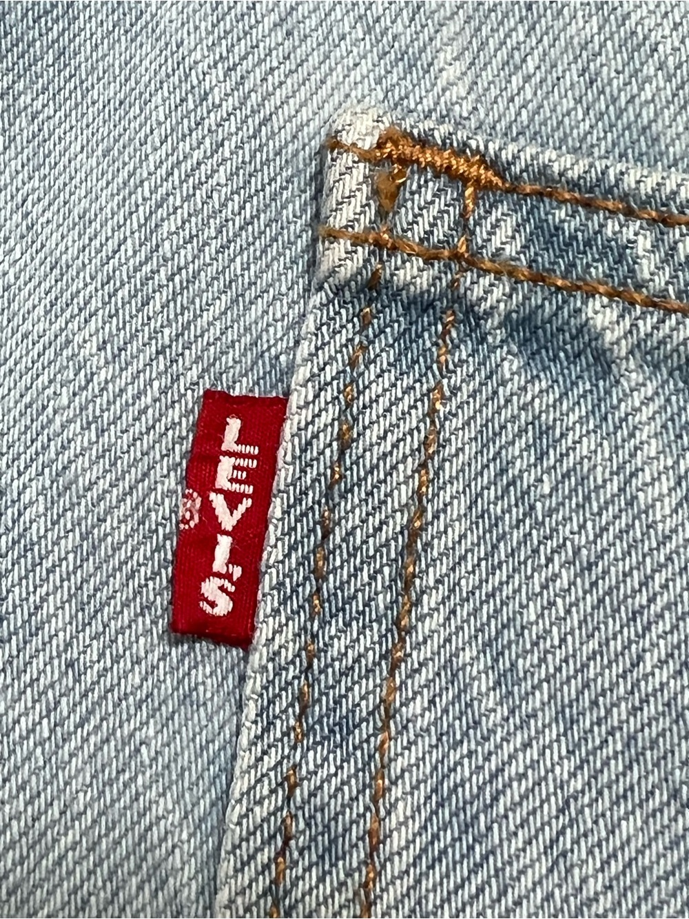 Levis Premium Big E Denim Barrel Legs Baggy Overalls M Cross-back Straps Light - Picture 8 of 13
